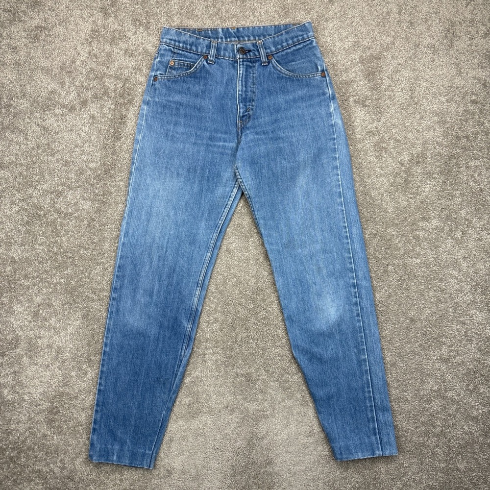 Vintage 70s Levis 505 Orange Tab‎ Straight Jeans 28x30
